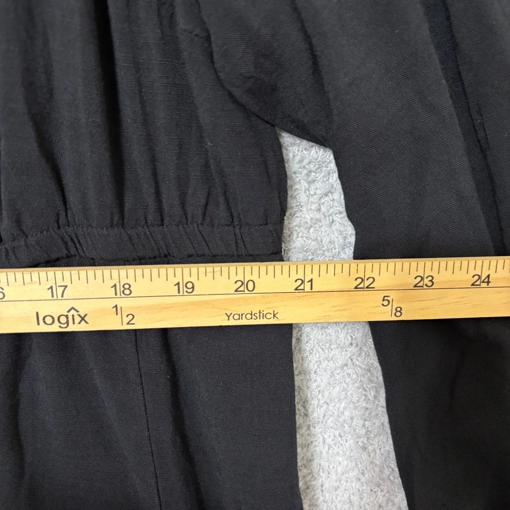 Little Black Dress Work Casual Flowy Mini Dress Long Sleeve Plus Size 1X Pockets - Picture 10 of 12